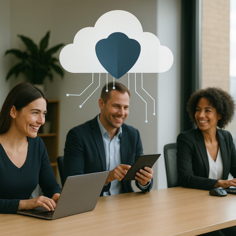 Modern business operations running securely in the cloud.
